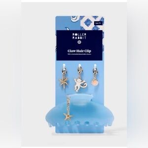 Roller Rabbit x Target NWT Charm Claw Clip Light Blue
